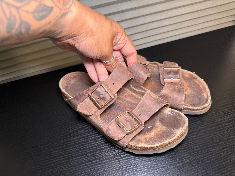 Birkenstock Arizona Habana Oiled Leather Sandals EU 36 Brown Regular